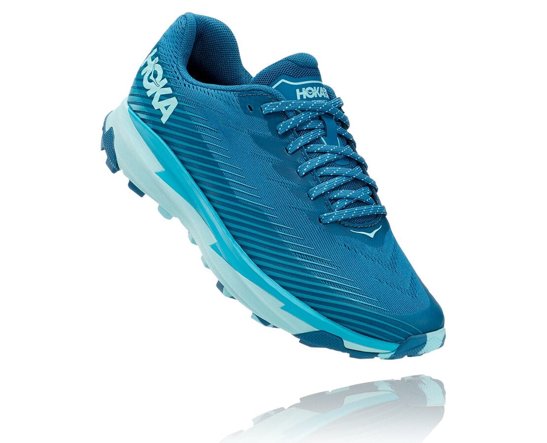 Hoka One One Torrent 2 Damen Trailrunning Schuhe Blau | (DE-4028TPJRK)